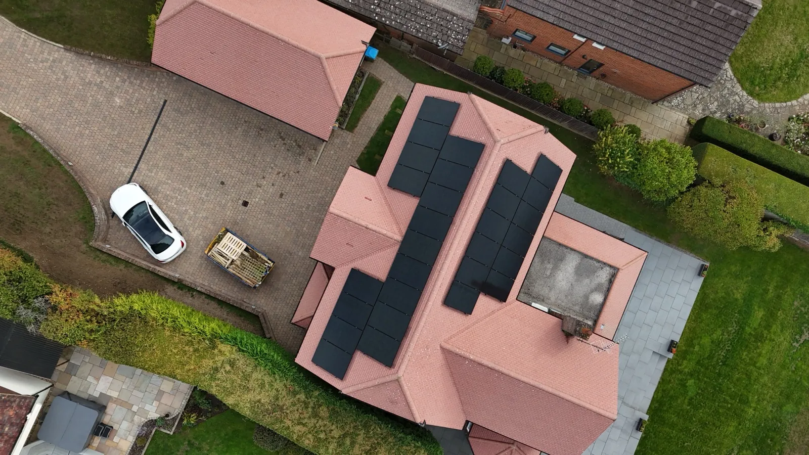 50kW solar installation on a St Albans secondary school roof