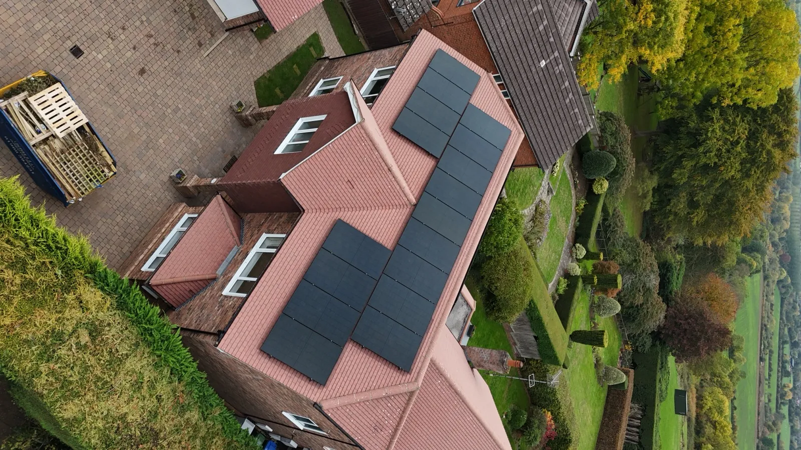 Office building in Watford with new air-source heat pump installation