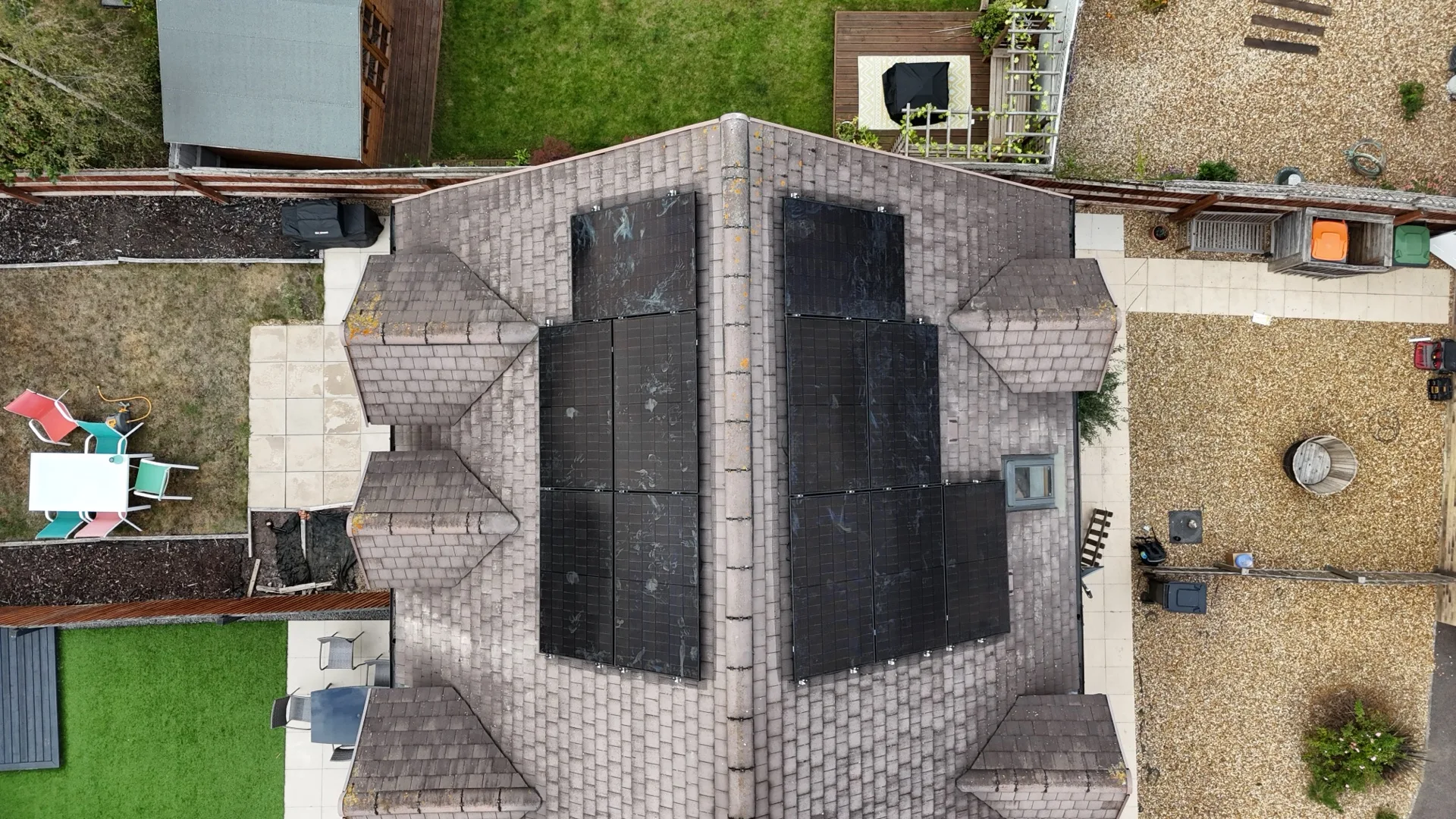 MJ Renewables solar installation on a family home in Bedfordshire
