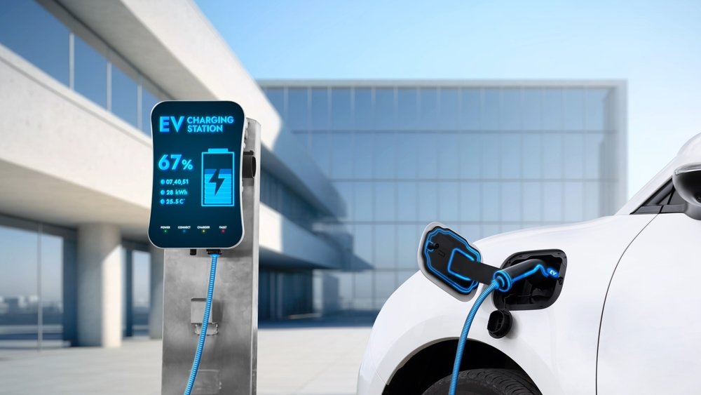 EV charging points at business park