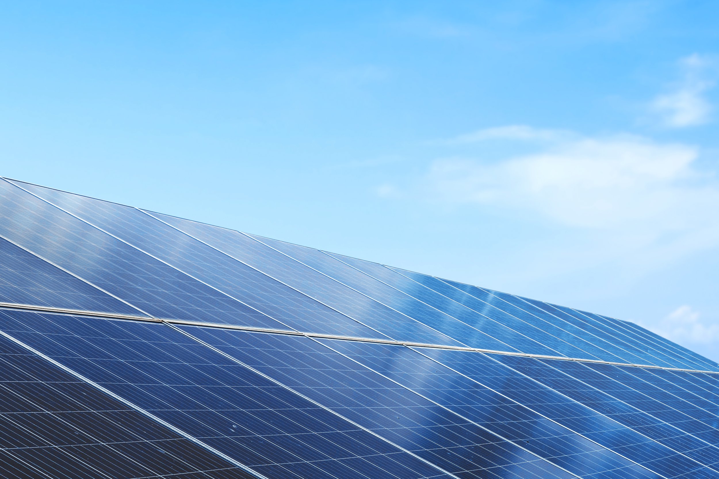 Compact 3kW solar array on a residential roof